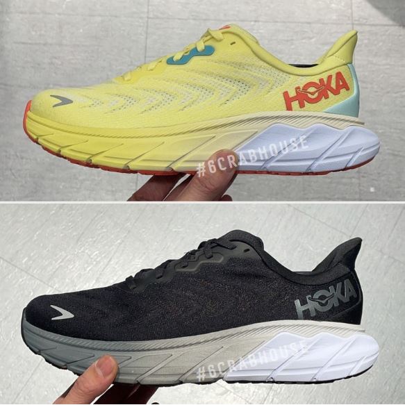 HOKA ONE ONE 女性 男性 ARAHI 6 路跑鞋 寬楦 休閒鞋 輕量 機能 耐磨 HO1123196BWHT