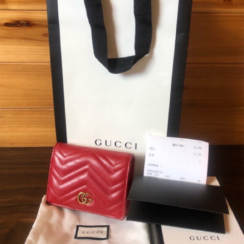 Gucci marnont 二手皮夾 9成新 $8000 （已私定）