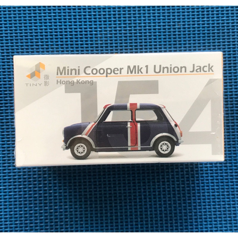 Tiny 微影 City 合金車 154 - Mini Cooper 英國旗 全新 特價