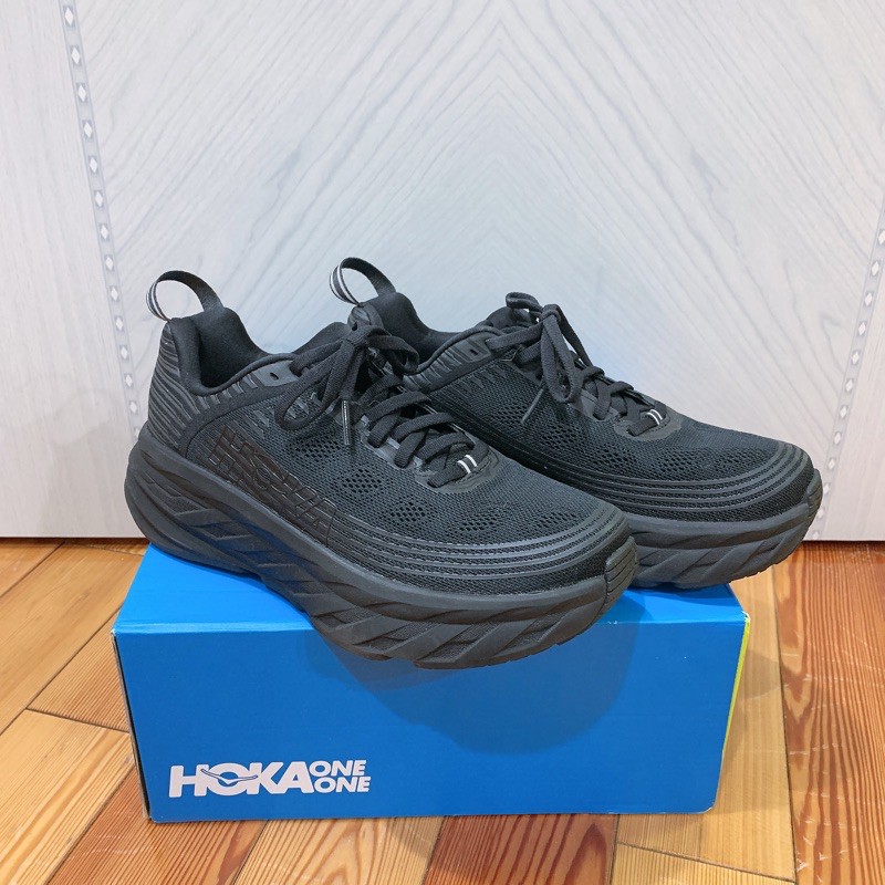 HOKA ONE ONE BONDI 6 BLACK 24.5cm