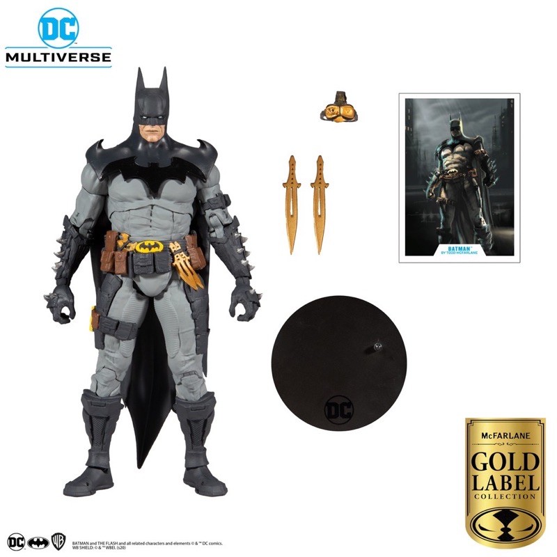 【 限量版金標 】 McFarlane 麥法蘭 蝙蝠侠 黑暗騎士 Todd Batman 金標紀念版