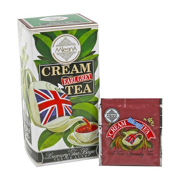 ※新貨到,本月促銷※【即享萌茶】MlesnA Cream Earl Grey 曼斯納焦糖伯爵風味紅茶30茶包/盒