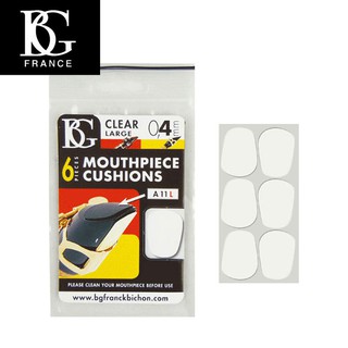 【老羊樂器店】開發票 牙墊 吹嘴護片(0.4mm) 法國 BG A11L 透明 黑管/薩克斯風通用