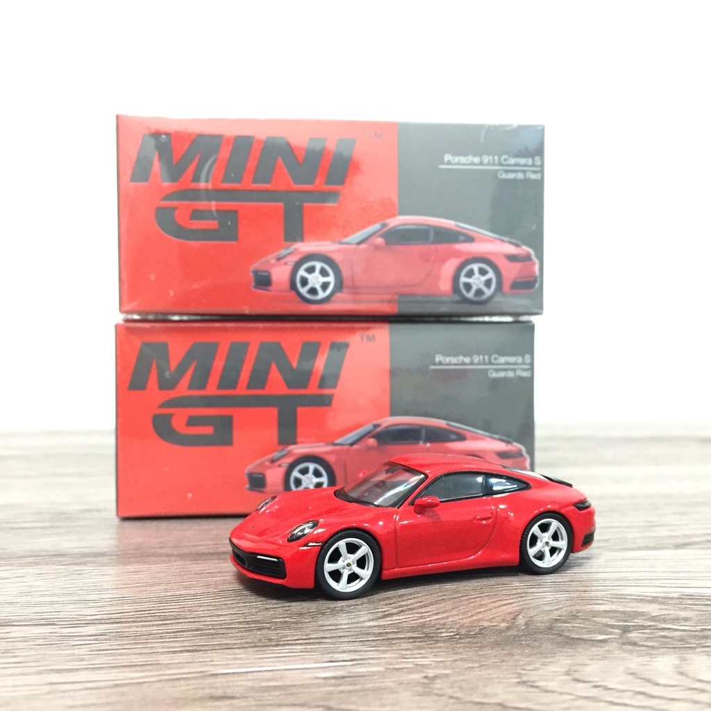 【衝線模玩店】✨現貨✨ 10月 MiniGT 283 1/64 Porsche 911 992 Carrera S 紅色