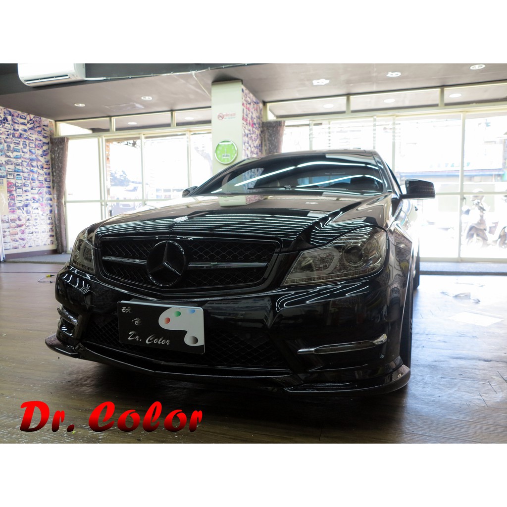 Dr. Color 玩色專業汽車包膜 M-Benz C250 Coupe 車燈保護膜