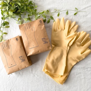 無印良品 MUJI 日本代購 天然乳膠手套 一組6入 塑膠手套 橡膠手套 天然橡膠清潔打掃手套 家事手套