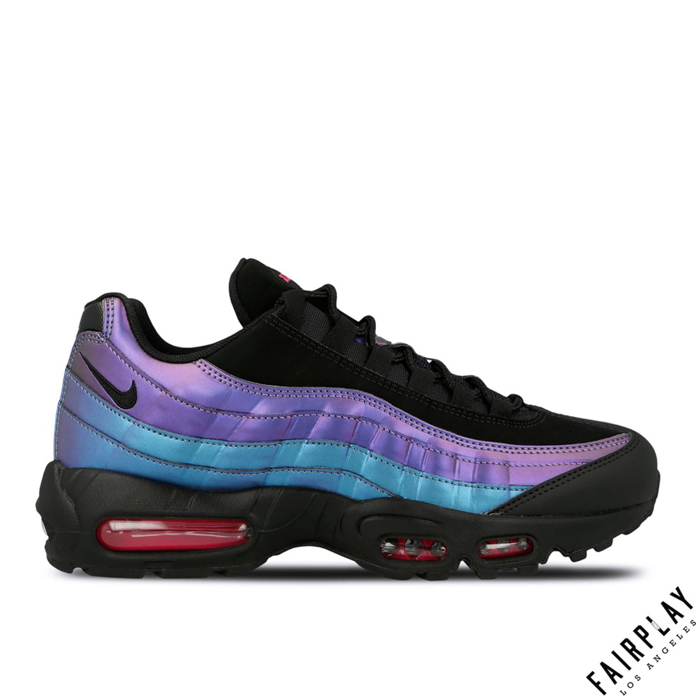 Nike Air Max 95 PRM 黑紫 男鞋 復古 氣墊 雷射 運動鞋 慢跑鞋 老爹鞋 538416-021