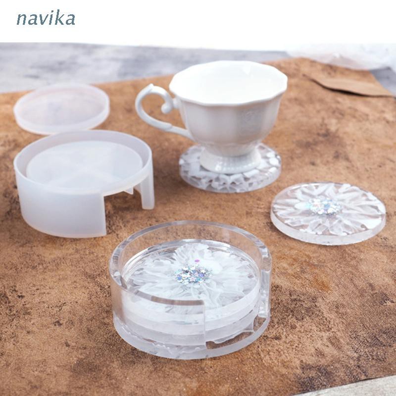 NAV 心星眼丨 杯墊展示架樹脂鑄模最多可容納4個帶支架模具的杯墊