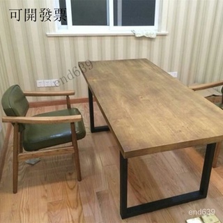 免運 可開發票 華景傢俱城 美式 復古 美式老鬆木工作臺 傢用畵桌實木做舊餐桌複古辦公電腦桌 簡約書桌