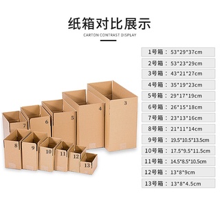 【瑪莎禮品】可客製化印LOGO 紙箱1-13號 普通快遞紙盒 包裝紙盒 搬家紙盒 快遞紙箱 包裝箱 網拍紙箱