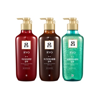韓國 Ryo呂 頭皮養護洗髮精/潤髮乳 紅瓶 綠瓶 棕瓶 黑瓶 550ml