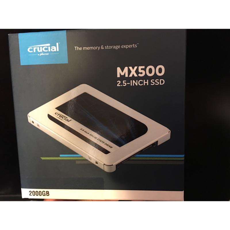 Micron 美光 Crucial MX500 2TB 2.5吋 SATA SSD 固態硬碟