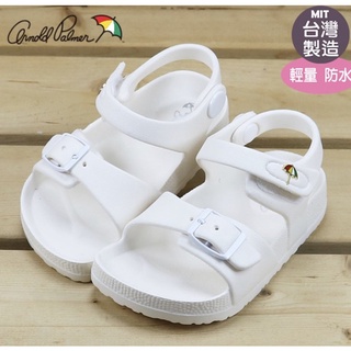 二手雨傘牌輕量兒童涼鞋［尺碼20］台灣製輕量防水涼鞋-白