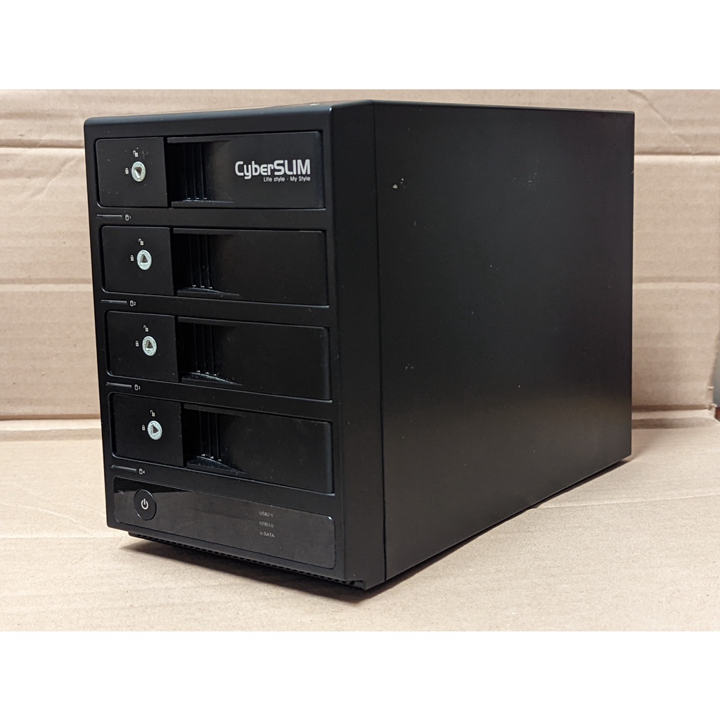 CyberSLIM S84-U3L 3.5吋 4層 外接硬碟櫃 USB3.0 + eSATA