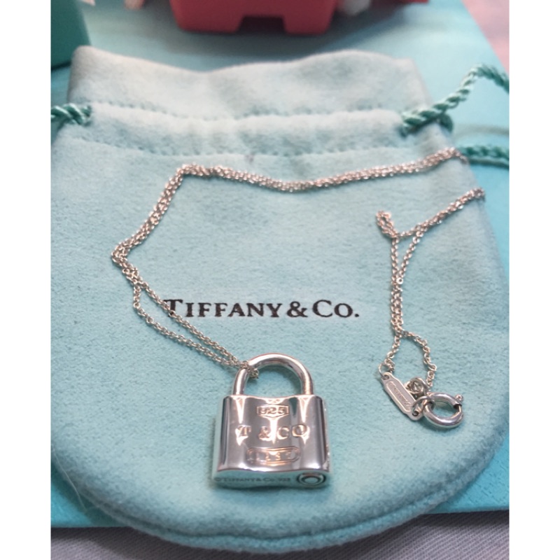 《收藏出清》 TIFFANY&amp;CO 蒂芬妮 925 純銀 鎖頭項鍊