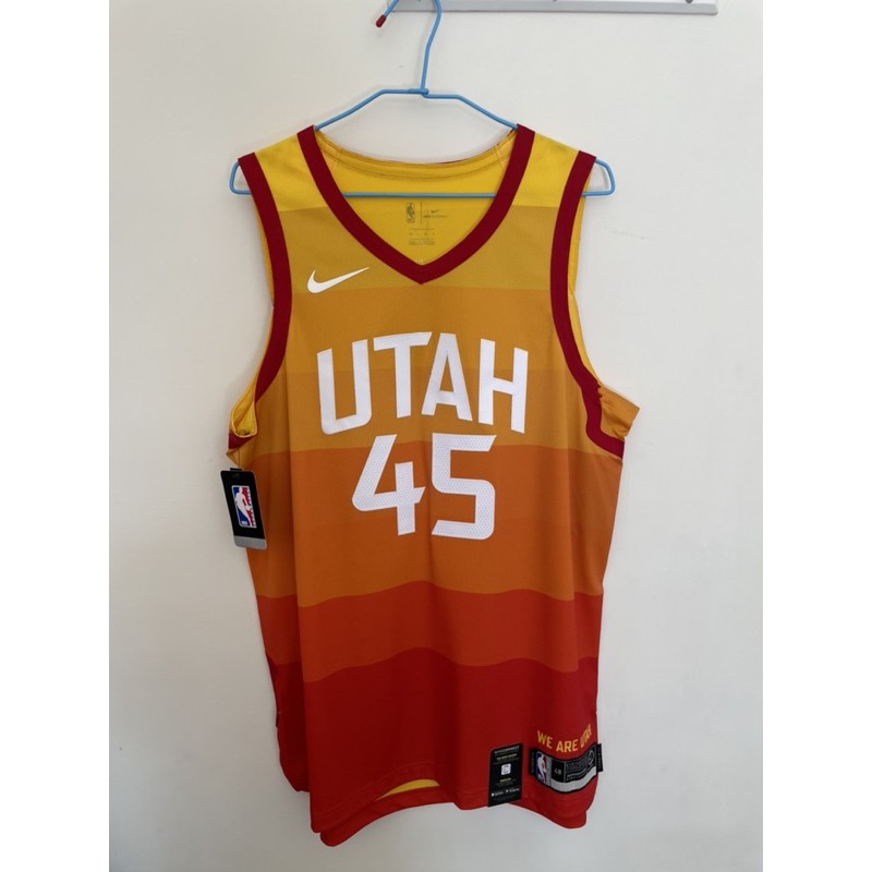 45 Donovan Mitchell Nba爵士隊城市版au 球員版球衣 蝦皮購物
