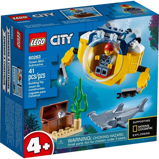 ⭐️ STAR GOLD 積金 ⭐️ LEGO 樂高 City 60263 海洋迷你潛水艇