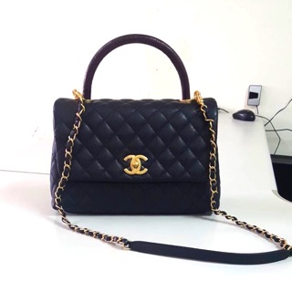 （售出分享）全新 香奈兒 Chanel Coco Handle 28cm💫💙