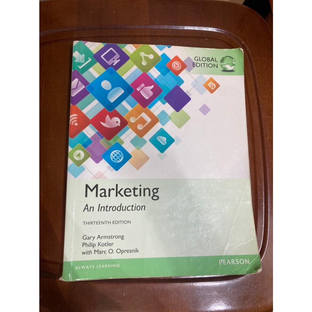 原文書 Marketing an introduction 13th Edition
