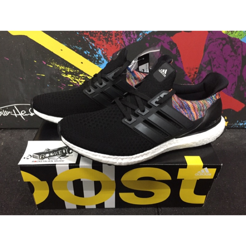 Adidas miadidas Ultra Boost 黑彩虹