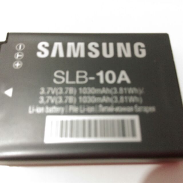 二手 原廠電池 EX2F 電池  Samsung SLB-10A (適用EX2F相機)(平輸無吊卡包裝)  