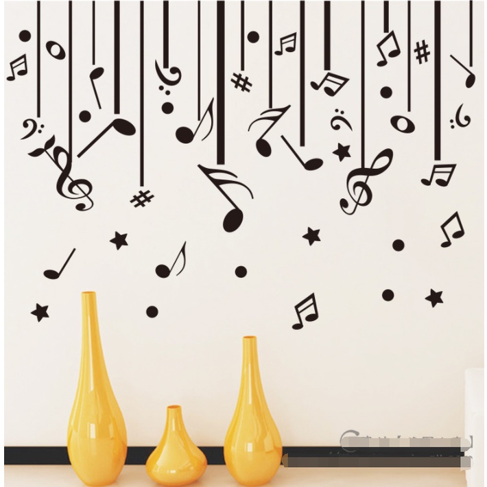 精品百貨 音符牆貼舞蹈室音樂教室樂器琴行玻璃門櫥窗貼紙個性音符裝飾貼畫 蝦皮購物