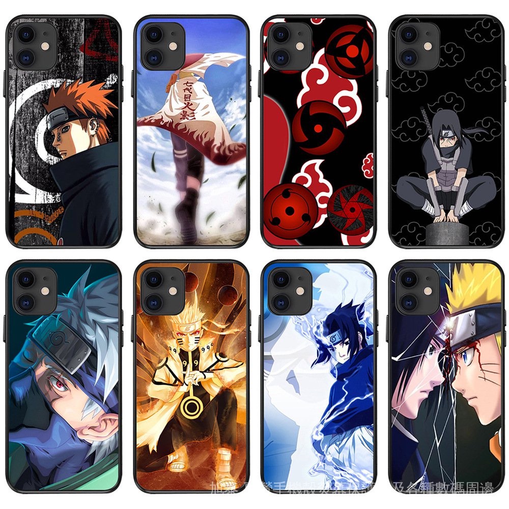 &lt;火影&gt;iphone13火影忍者手機殼 蘋果XS鳴人卡卡西Naruto phone case&gt;（下單請備註訂的型号