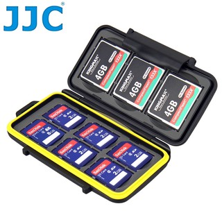 我愛買#JJC 6張SD卡三張CF記憶卡儲存盒SD卡收納盒SD盒SD儲存盒CF卡收納盒CF盒CF儲存盒MC-SD6CF3