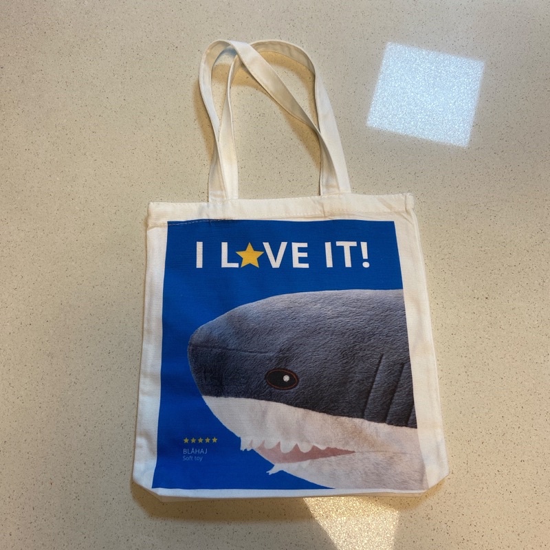 [全新］IKEA鯊魚購物袋/帆布袋