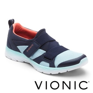 【VIONIC 法歐尼】Dash達許 鬆緊帶Z型可調服貼設計健康舒適休閒鞋矯正鞋足弓鞋