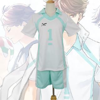 排球少年青葉城西高校校服及川徹cos服岩泉一t恤褲子球衣全套cosplay 運動服隊服排球服 蝦皮購物