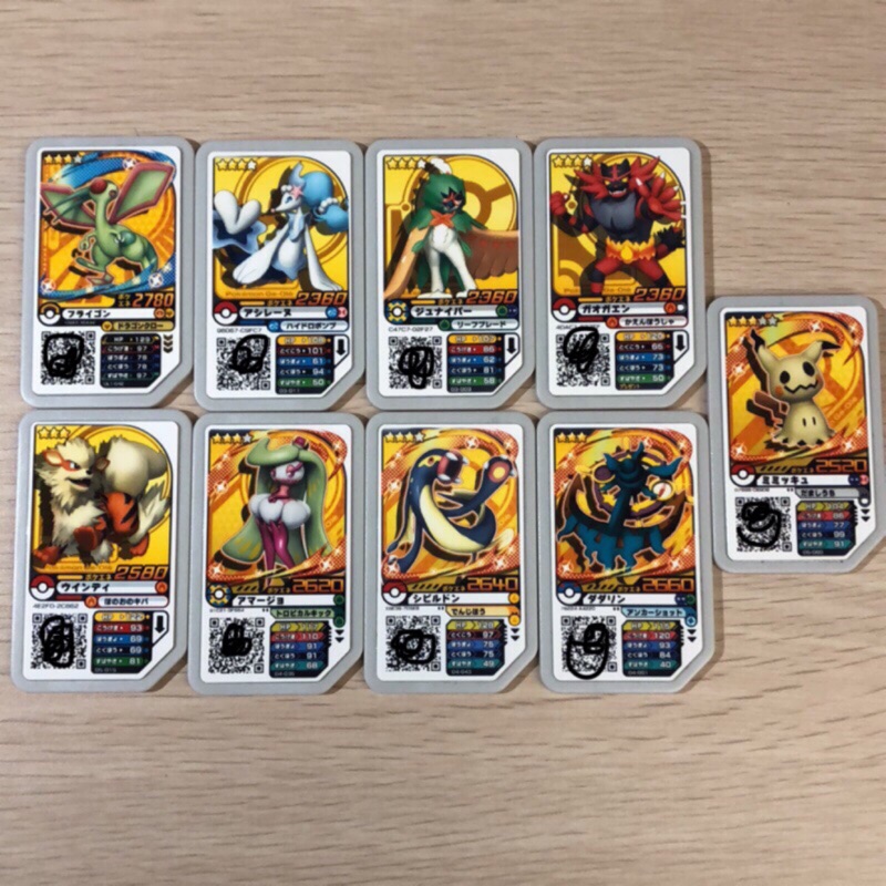 Pokemon Gaole 寶可夢機台卡三星日本卡pokemon 蝦皮購物