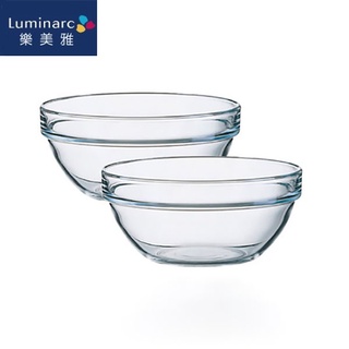 【Luminarc】法國樂美雅 強化玻璃金剛碗 6~14cm 沙拉碗 備料碗 佐料碗 透明金剛碗 玻璃碗