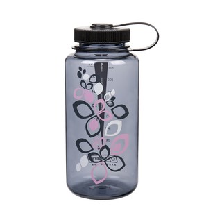 Nalgene 美國專業水壺 寬嘴水壼 1000cc 1L 運動水壺 682010-0170 花朵 煙霧灰 綠野山房