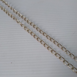 【現貨】4.4mm 淺金色十字長鍊/項鍊/手鍊/創意設計飾品素材/手作DIY五金配件