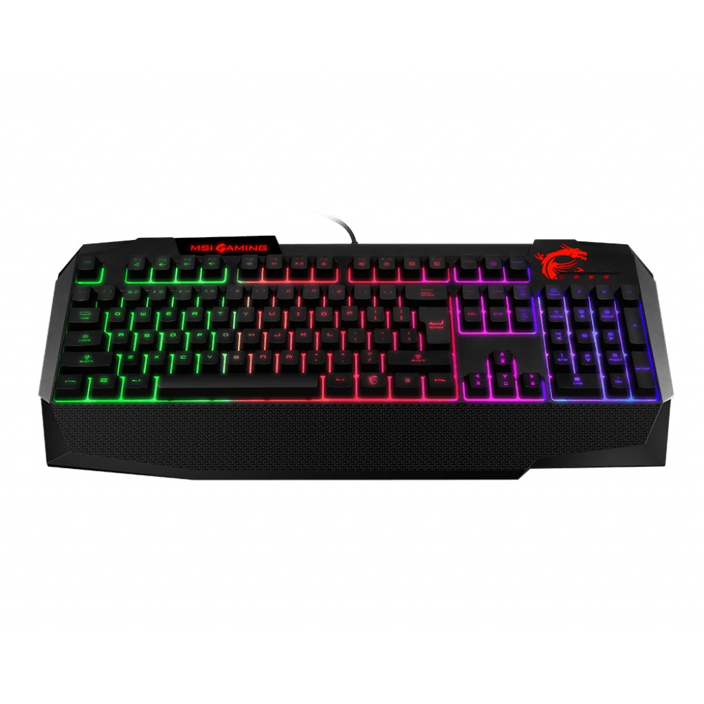 含稅發票]微星MSI Vigor GK40 GAMING Keyboard RGB背光 類機械式電競鍵盤/8種RGB背光
