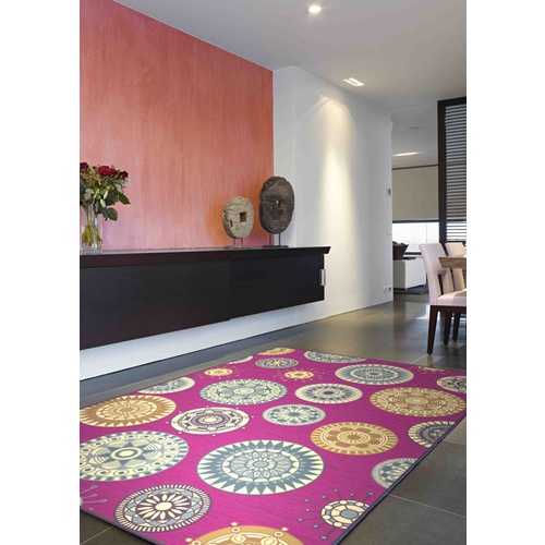 【范登伯格】比利時 法拉立體雕花絲質地毯-繽紛 (200x300cm)