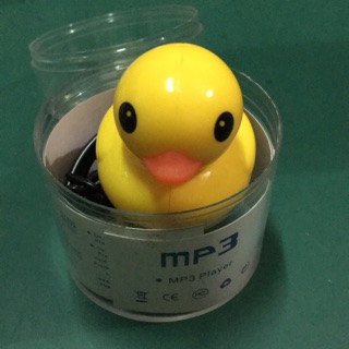 全新 黃色小鴨 隨身MP3 附耳機 傳輸線 需插micro記憶卡