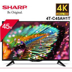 SHARP 夏普 45吋4K智慧連網液晶f10 顯示器4T-C45AH1T
