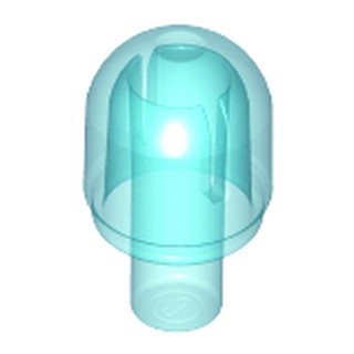 樂高 LEGO 透明 淺藍色 燈罩 警示燈 車燈 燈泡 飛彈頭 生化 眼睛 58176 6171877 Blue Bar