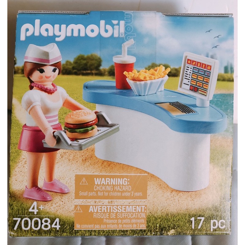 Playmobil 摩比70084 速食餐店員| 蝦皮購物
