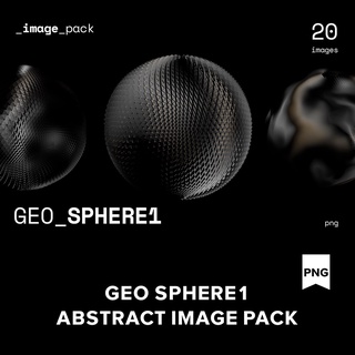 Geo Sphere 20款金屬抽象科技波浪未來球體背景紋理.B2020052101