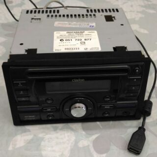 汽車音響主機DUZ386MP歌樂2DIN大面板CD/MP3/WMA/AAC