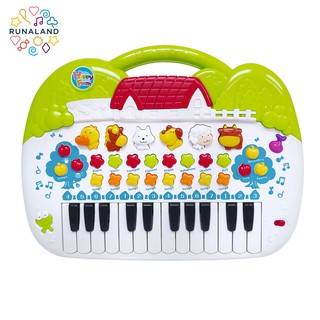 RUNALAND-歡樂動物電子琴 動物叫聲DoReMi 幼兒玩具 鋼琴玩具 錄音 樂器玩具 生日禮物 聖誕禮物 兒童禮物