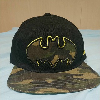 🔥便宜賣🔥日本購入🇯🇵蝙蝠俠🦇迷彩帽 黎明前的黑暗最黑暗 黑夜問白天 黑暗騎士鴨舌帽 板帽 嘻哈帽 #3