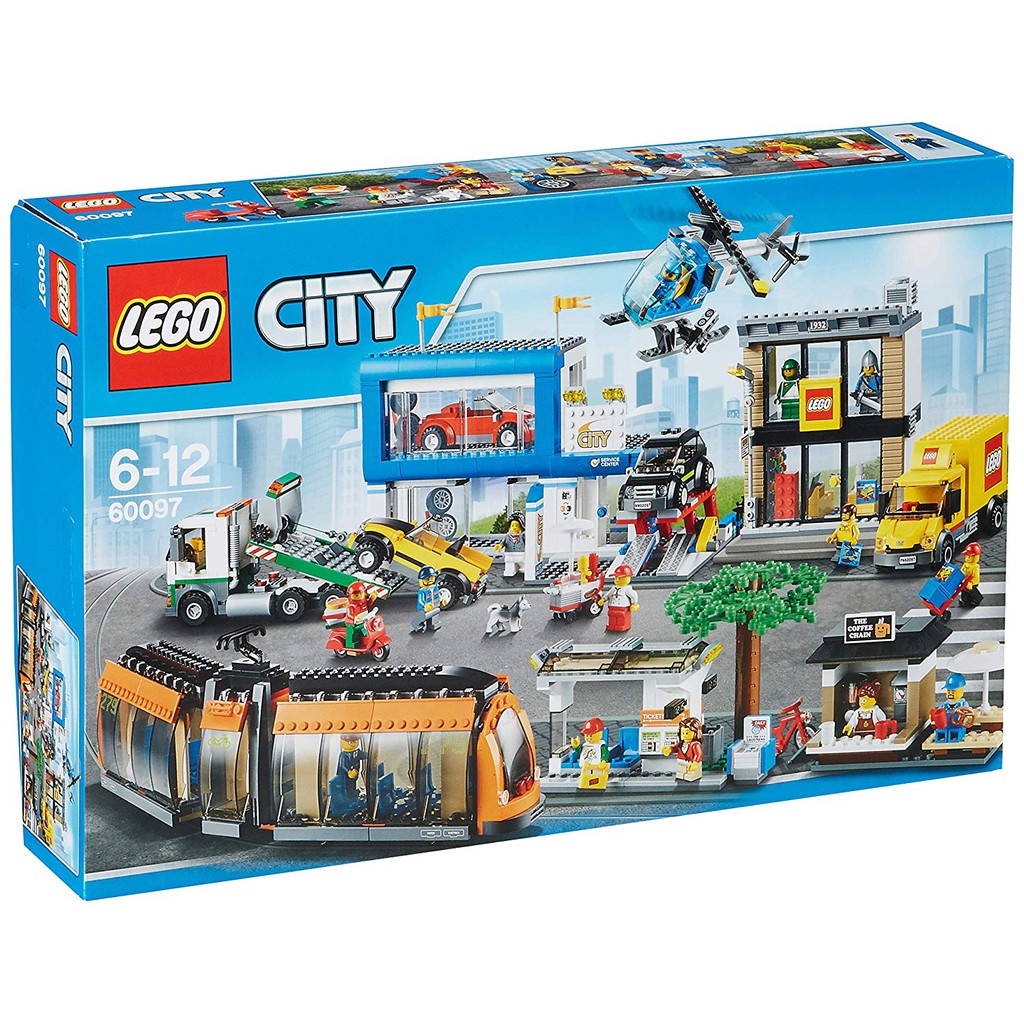 **LEGO** 正版樂高60097 City系列 城市廣場 全新未拆 現貨