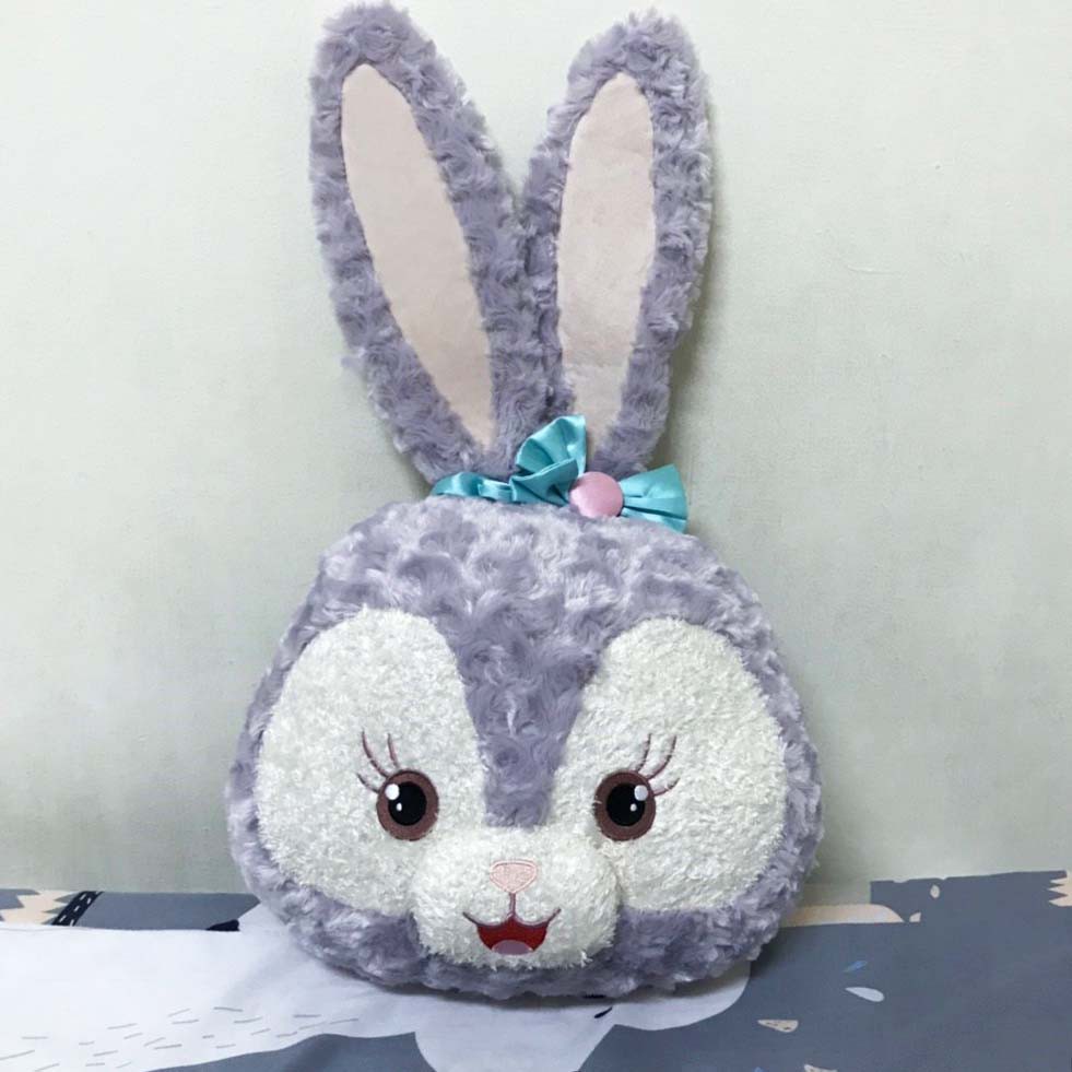 長耳兔子 史黛拉兔 抱枕 毯子 小毛毯 嬰兒毯 玩偶 娃娃 可收納小毛毯 毛絨娃娃 55CM(含耳朵)