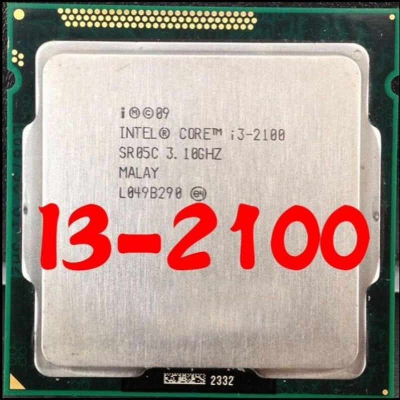 Cpu 英特爾酷睿 i3 2100 3.1GHz(2 核、4 線程)插座 1155
