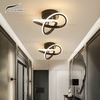 3色LED吸頂燈現代極簡走廊燈過道燈天花板燈吊燈家居裝飾照明110V-220V