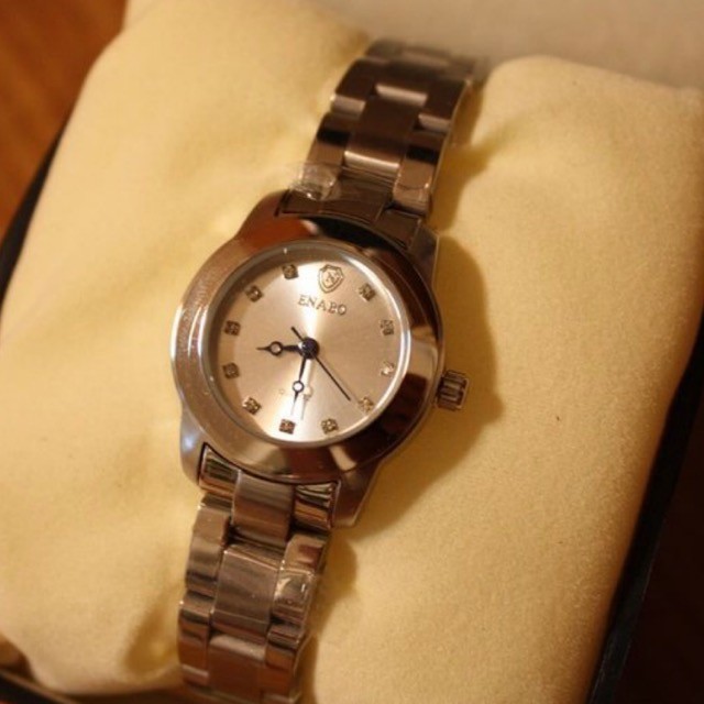 ENABO 時尚簡約氣質女鑽錶 手錶